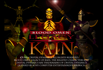 Blood Omen: Legacy of Kain Title Screen